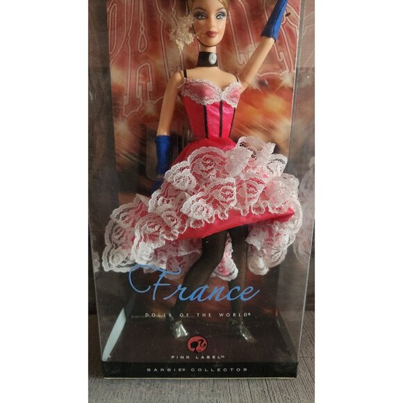 Vintage 2008 Barbie France Dolls of the World Pink Label #N4972 50th Anniversary - Picture 3 of 7